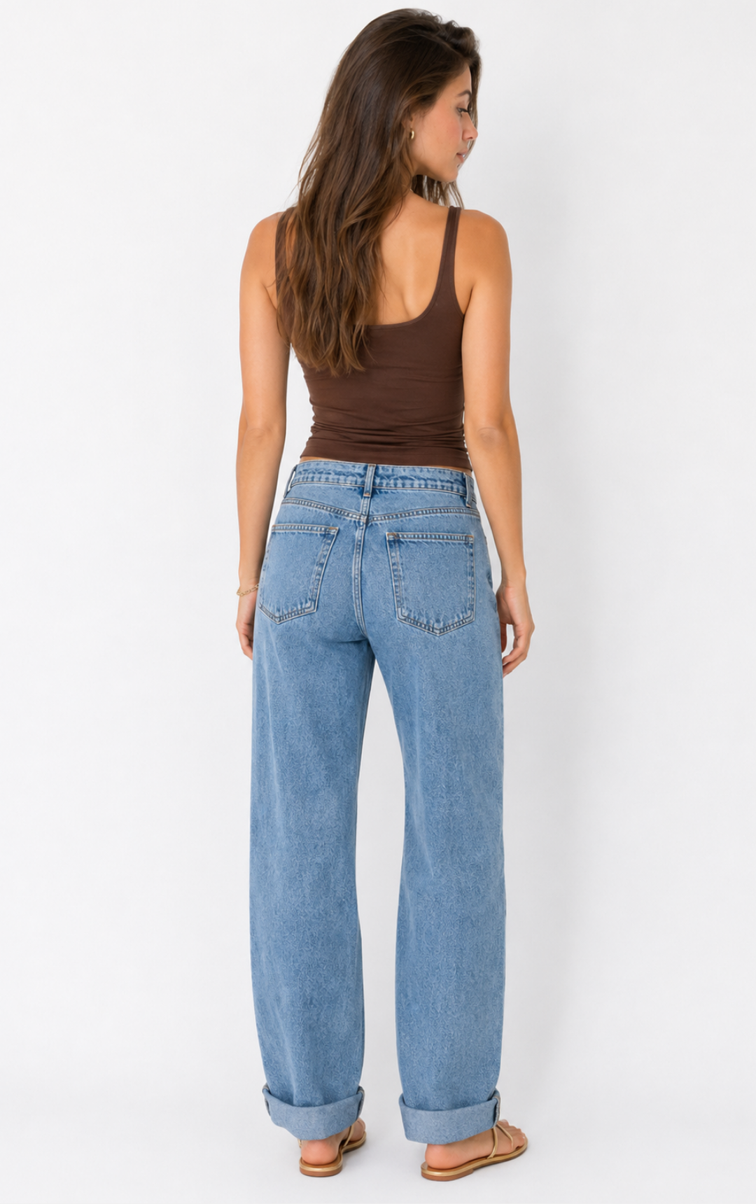 Calça Wide Leg Hexa Estrelas